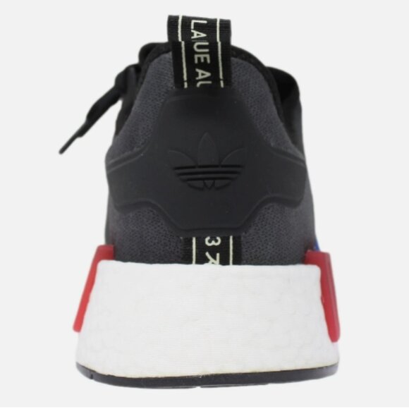 Adidas Originals NMD R1 Core Black Blue Red Mens Running Sneakers - Picture 5 of 8